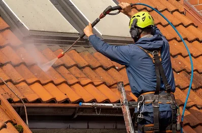 Démoussage et hydrofuge de toiture à Mazion